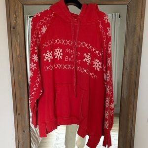 Free People Merry and Bright Hoodie